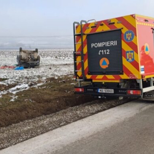 Accident rutier la Bosanci: Trei persoane rănite