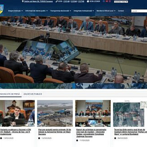 Sucevenii pot comunica cu Gheorghe Soldan prin noul site al CJ Suceava