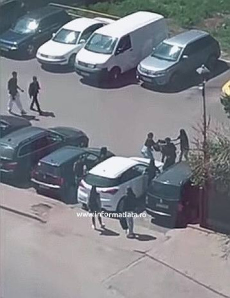 Scandal în parcarea unui hypermarket din Suceava, izbucnit din cauza lucrărilor de construcție
