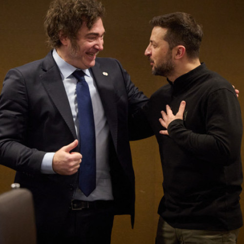 Zelenski îl invită pe președintele argentinian Milei în vizită în Ucraina